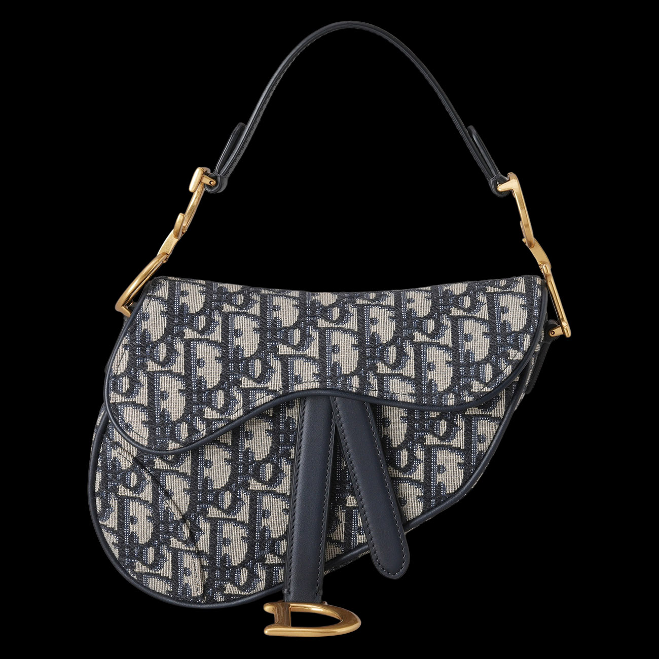 CHRISTIAN DIOR(USED)디올 오블리크 새들 미니 백 & 스트랩